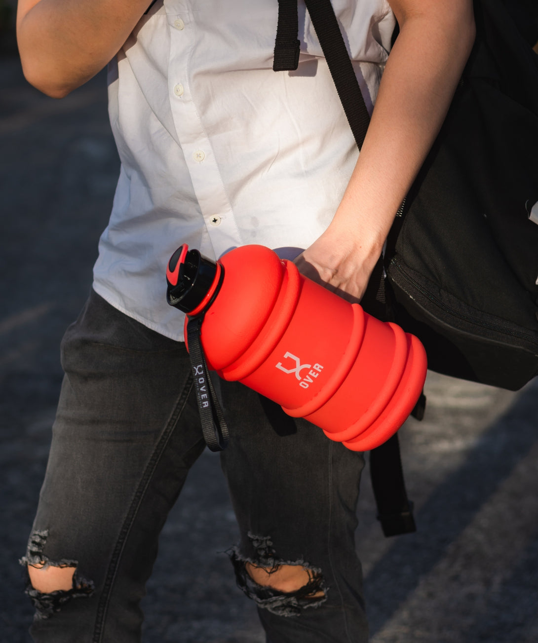 2.2L Oversized Bottle with Flip Cap