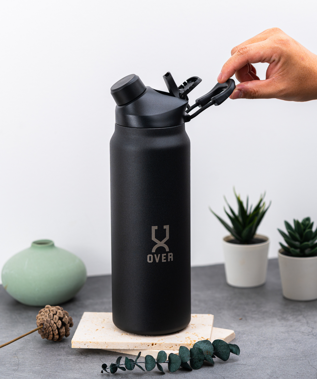 900ml OVER Wave Thermo Duo Lid Flask